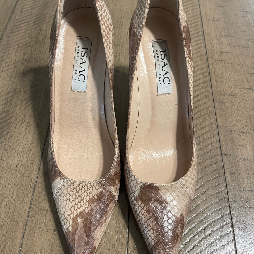 Isaac 6.5 leather heels - Picture 5 of 9